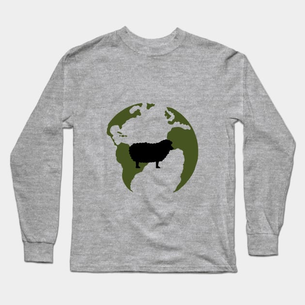 The World Around Ewe Logo Long Sleeve T-Shirt by WorldAroundEwe